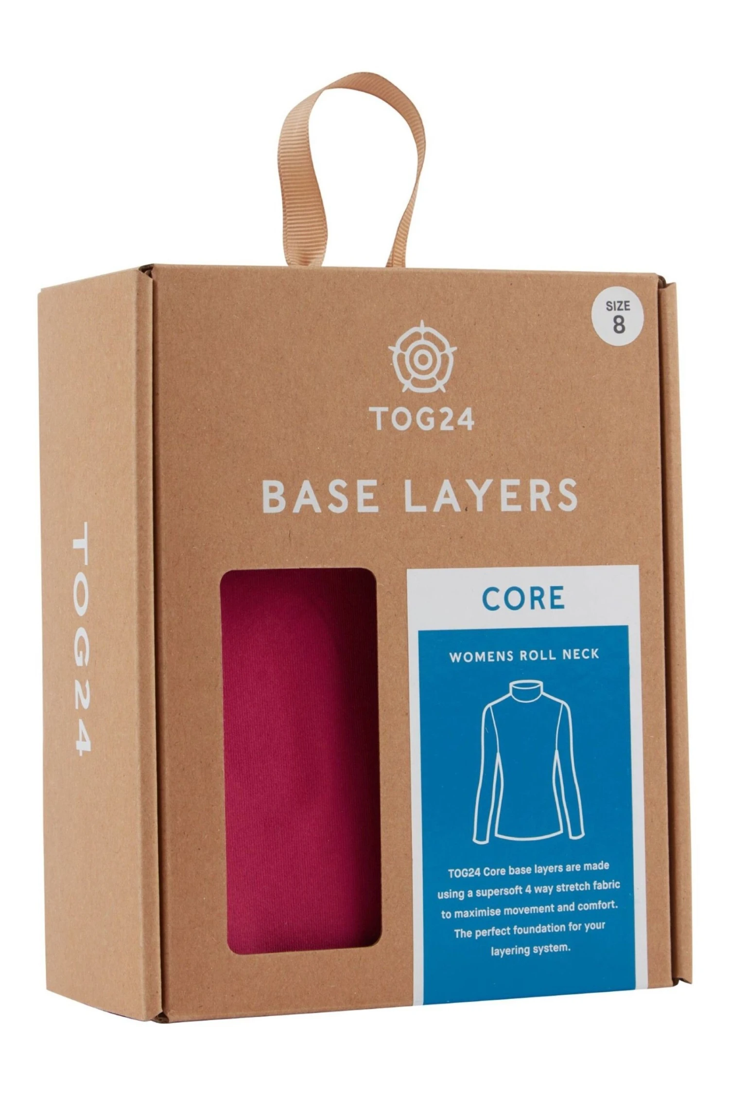 Tog 24 Womens Pink Snowdon Thermal Rollneck Sweater 7 Tog 24 Womens Pink Snowdon Thermal Rollneck Sweater - Imagen 7