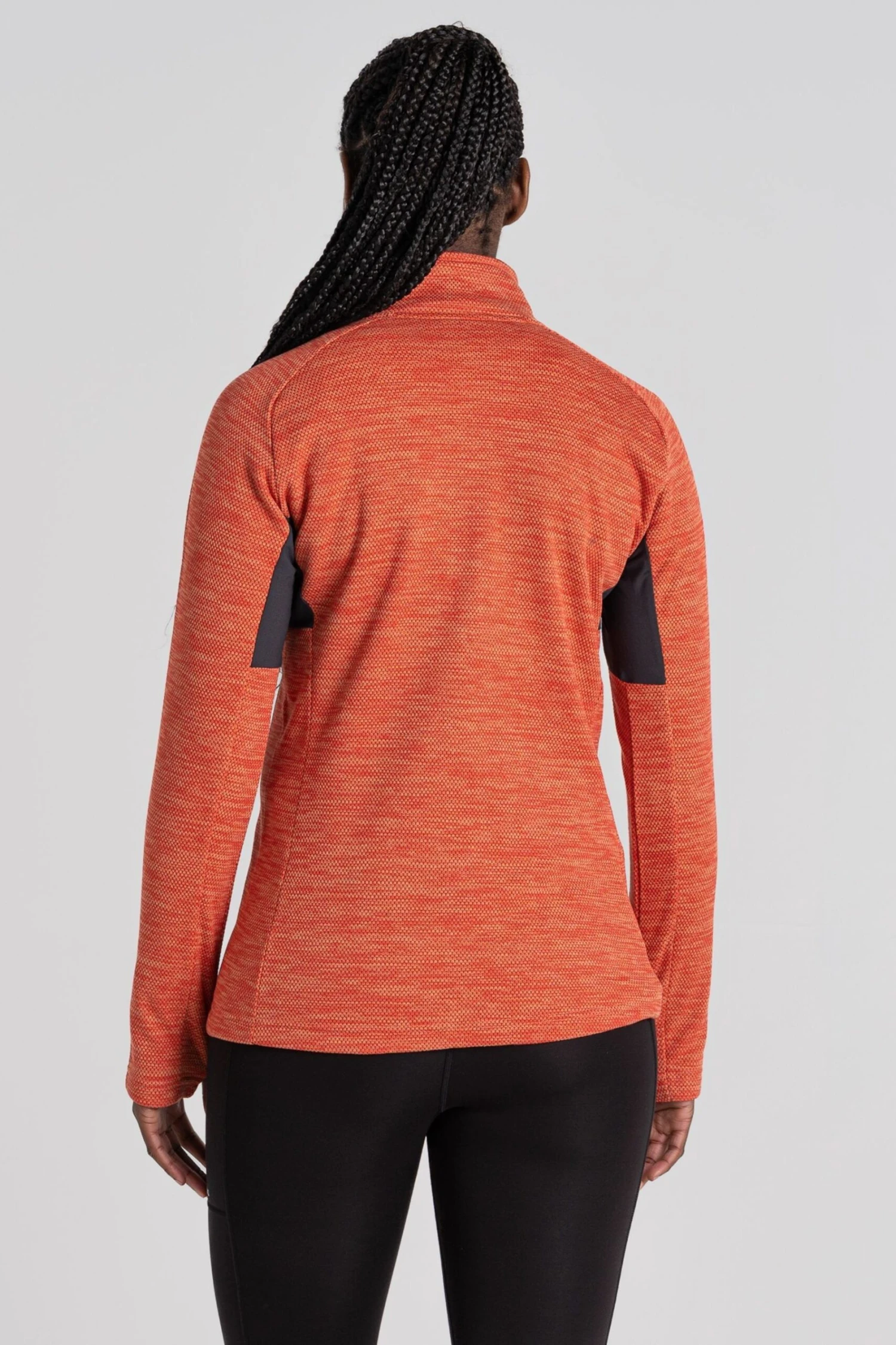 Craghoppers Orange Trina Half Zip Fleece Top 2 Craghoppers Orange Trina Half Zip Fleece Top - Imagen 2