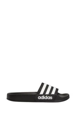 Adidas Black Adilette Youth/Junior Sliders-Negro -Tienda Barata Deporte 770131