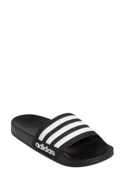 Adidas Black Adilette Youth/Junior Sliders-Negro -Tienda Barata Deporte 770131s3