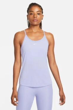 Nike Lilac Purple DriFIT One Elastika Tank Top