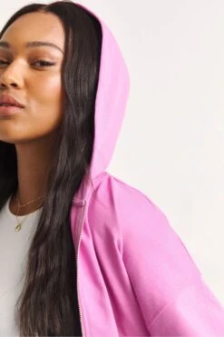 Simply Be Hot Pink Cropped Zip Through Hoodie 10 Simply Be Hot Pink Cropped Zip Through Hoodie -Tienda Barata Deporte 852425s5