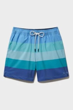 Crew Clothing Company Blue Multi Stripe Swim Shorts -Tienda Barata Deporte 888632