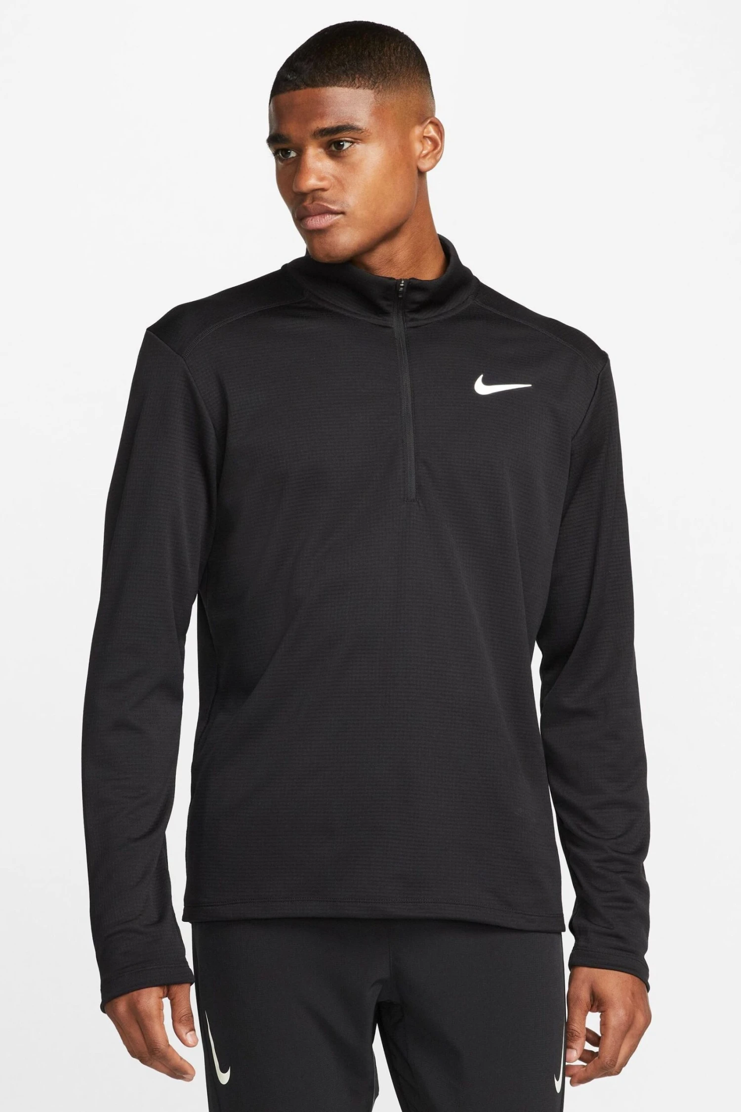 Nike Black Pacer Half Zip Running Top-Negro 1 Nike Black Pacer Half Zip Running Top-Negro
