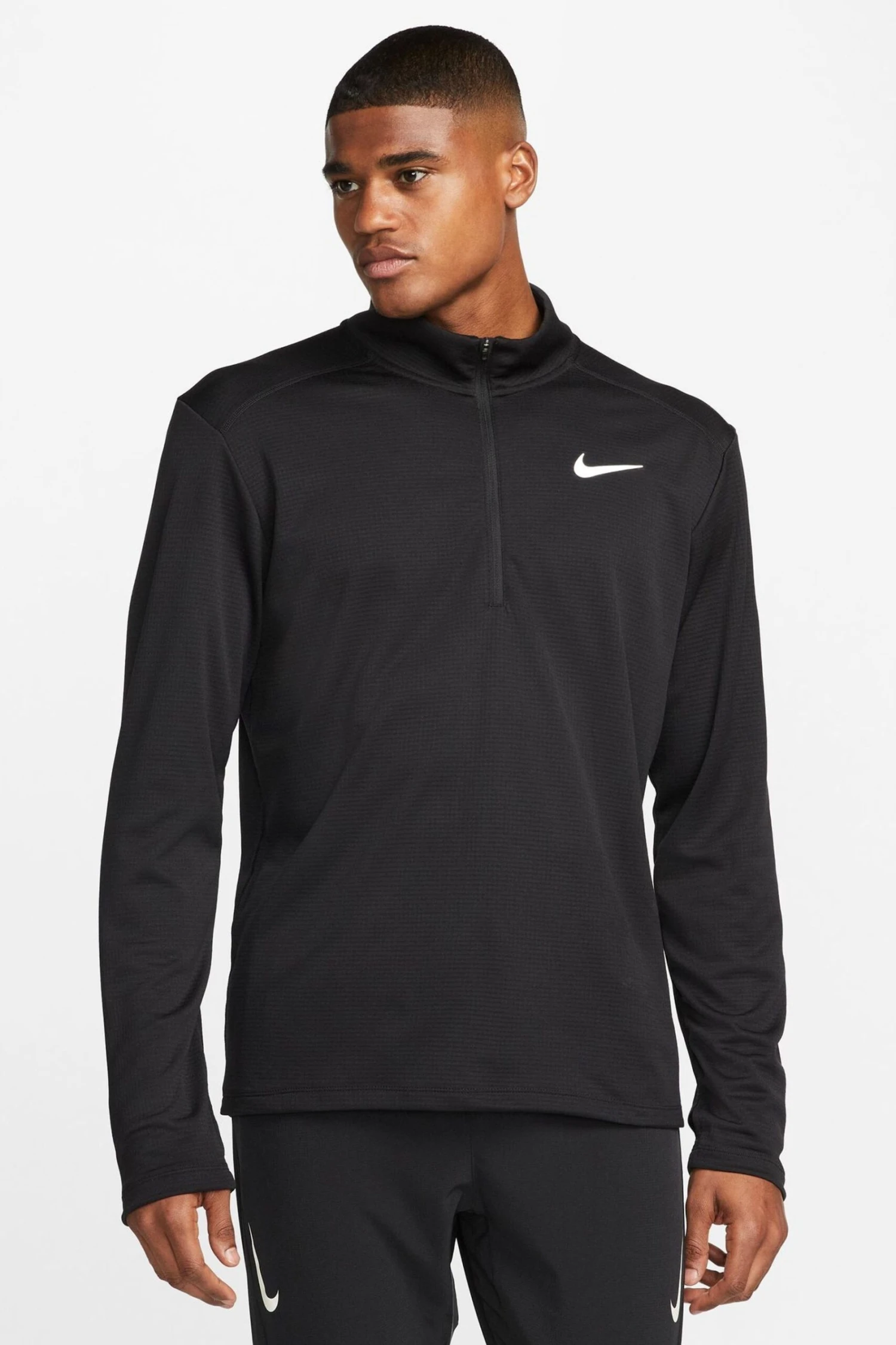 Nike Black Pacer Half Zip Running Top-Negro 2 Nike Black Pacer Half Zip Running Top-Negro - Imagen 2