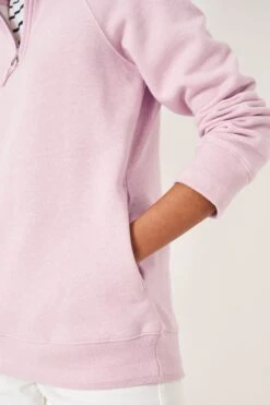 Crew Clothing Company Mid Pink Cotton Relaxed Sweater -Tienda Barata Deporte 944349s4