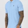 Luke 1977 Blue New Mead Sky Sport Core Polo Shirt