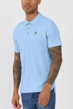 Luke 1977 Blue New Mead Sky Sport Core Polo Shirt