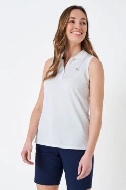 Crew Clothing Company White Casual Polo Shirt 6 Crew Clothing Company White Casual Polo Shirt -Tienda Barata Deporte A23974s2