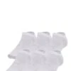 Under Armour Essential No Show Socks 6 Pack-Blanco