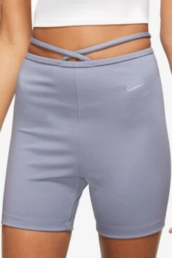 Nike Grey/Blue Modern High-Rise Bike Shorts-Gris/azul -Tienda Barata Deporte A47800