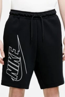 Nike Black Tech Fleece Shorts 9 Nike Black Tech Fleece Shorts -Tienda Barata Deporte A49867