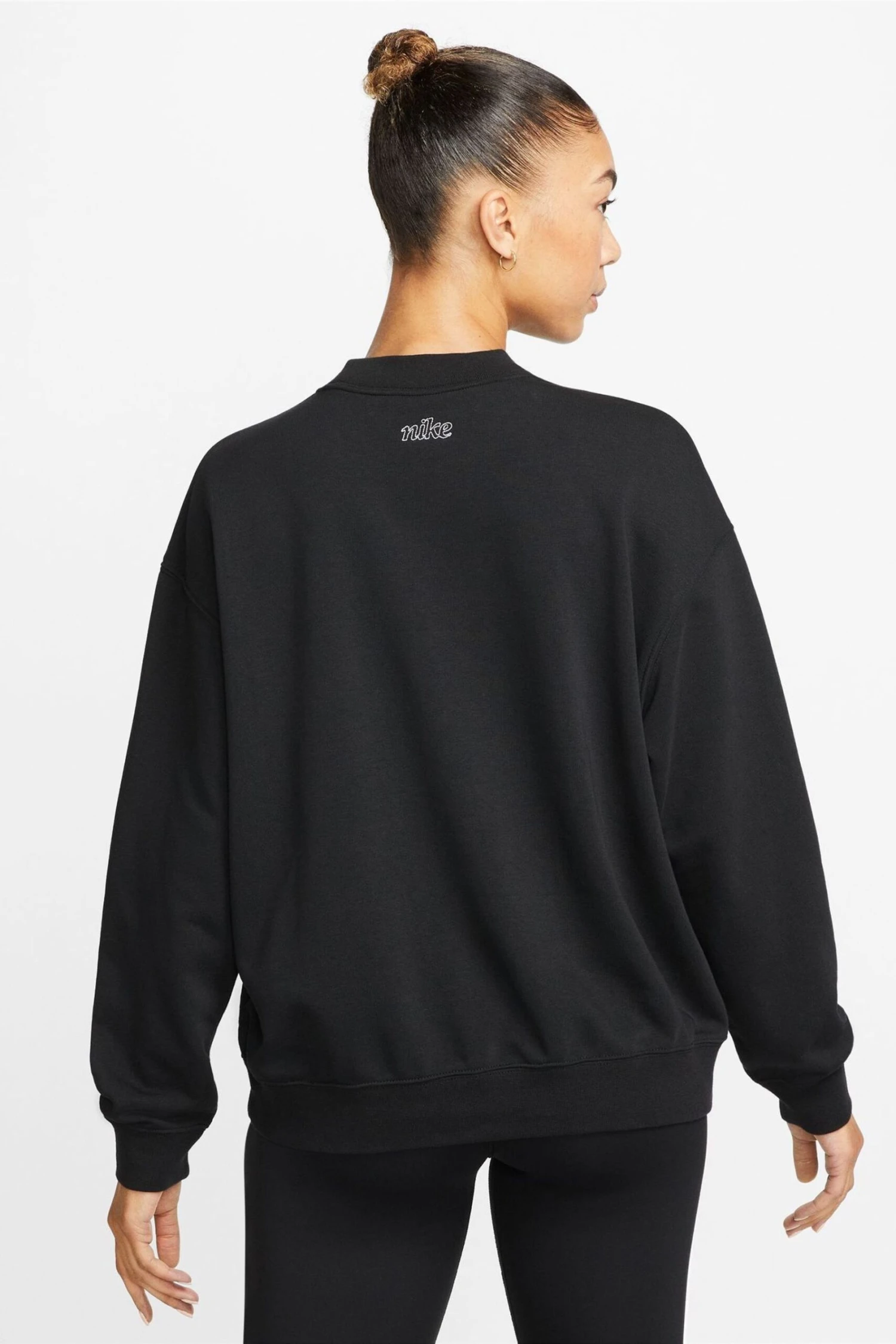 Nike Black Dri-FIT Get Fit Crew-Neck Sweatshirt 2 Nike Black Dri-FIT Get Fit Crew-Neck Sweatshirt - Imagen 2