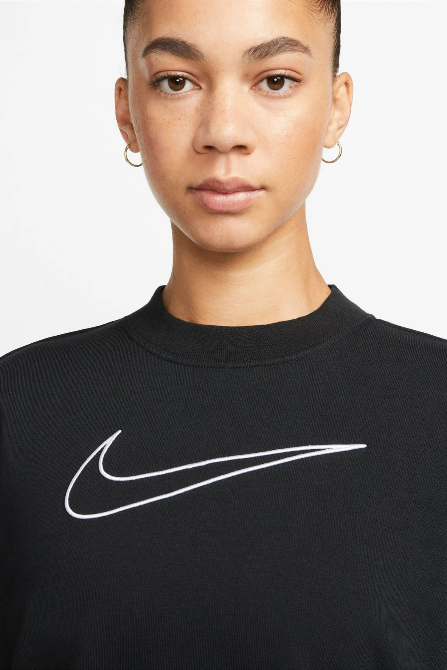Nike Black Dri-FIT Get Fit Crew-Neck Sweatshirt 3 Nike Black Dri-FIT Get Fit Crew-Neck Sweatshirt - Imagen 3
