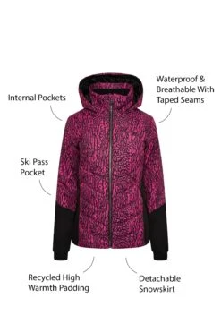 Pink Dare 2b X Next At The Summit Ski Jacket-Rosa 23 Pink Dare 2b X Next At The Summit Ski Jacket-Rosa -Tienda Barata Deporte A88979s12