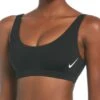 Nike Black Sneakerkini Scoop Neck Bikini Top