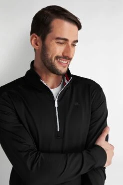 Calvin Klein Golf Orbit Half Zip Black Pullover 15 Calvin Klein Golf Orbit Half Zip Black Pullover -Tienda Barata Deporte A94677s4