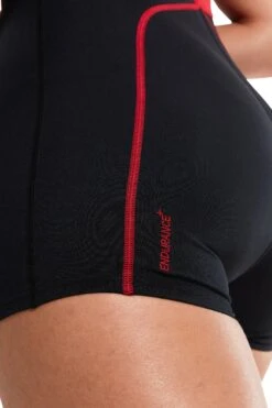 Speedo Womens Panel Legsuit-Negro/Rojo -Tienda Barata Deporte C06158s6