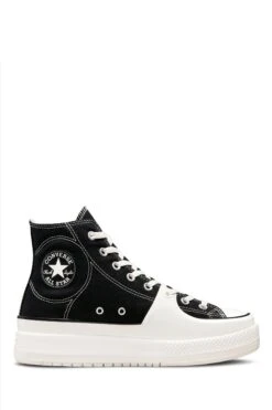 Converse Black Chuck Taylor Construct High Top Trainers