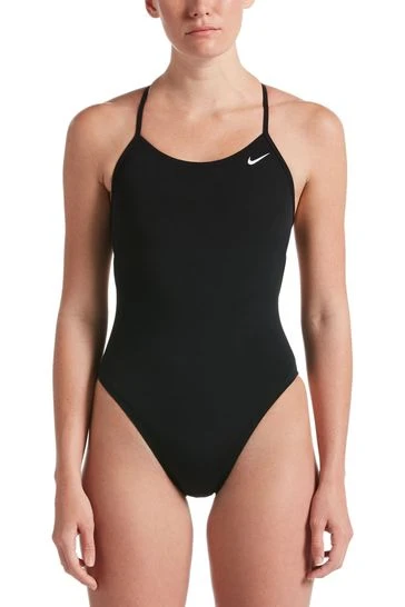 Nike Blue Hydrastrong Lace Up Tie Back Performance Swimsuit-Azul 4 Nike Blue Hydrastrong Lace Up Tie Back Performance Swimsuit-Azul - Imagen 4