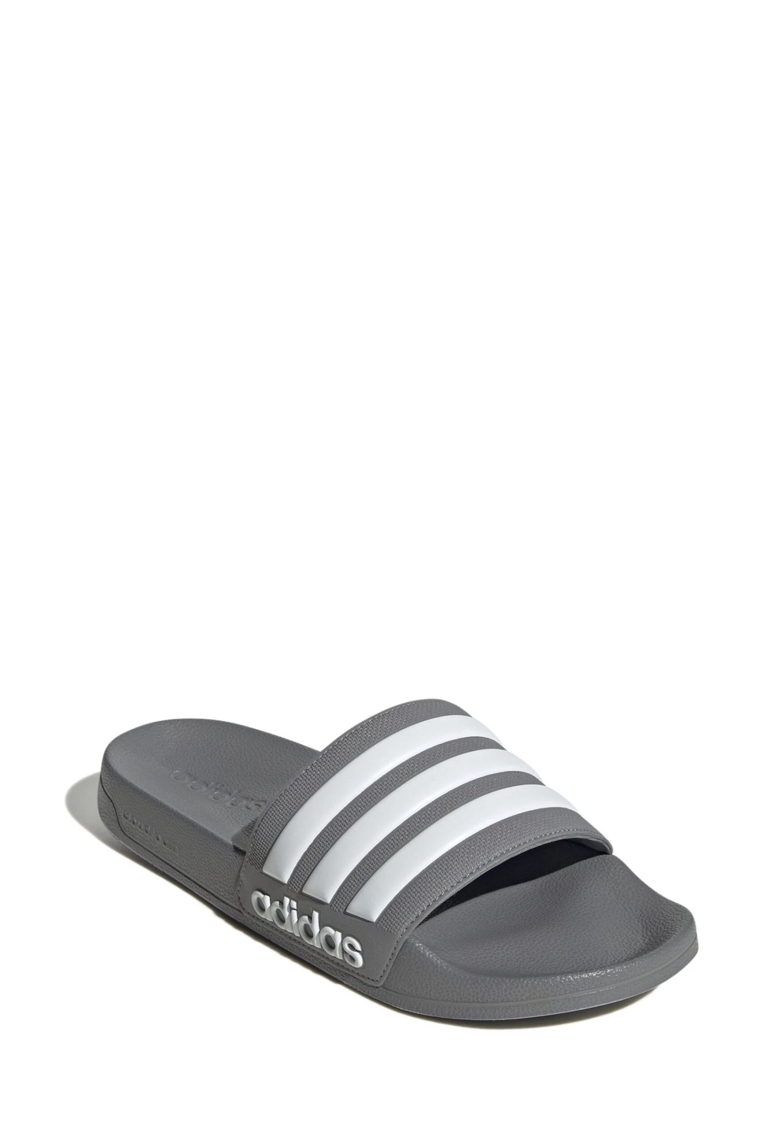 Adidas Black Adilette Shower Slides-Negro 2 Adidas Black Adilette Shower Slides-Negro - Imagen 2