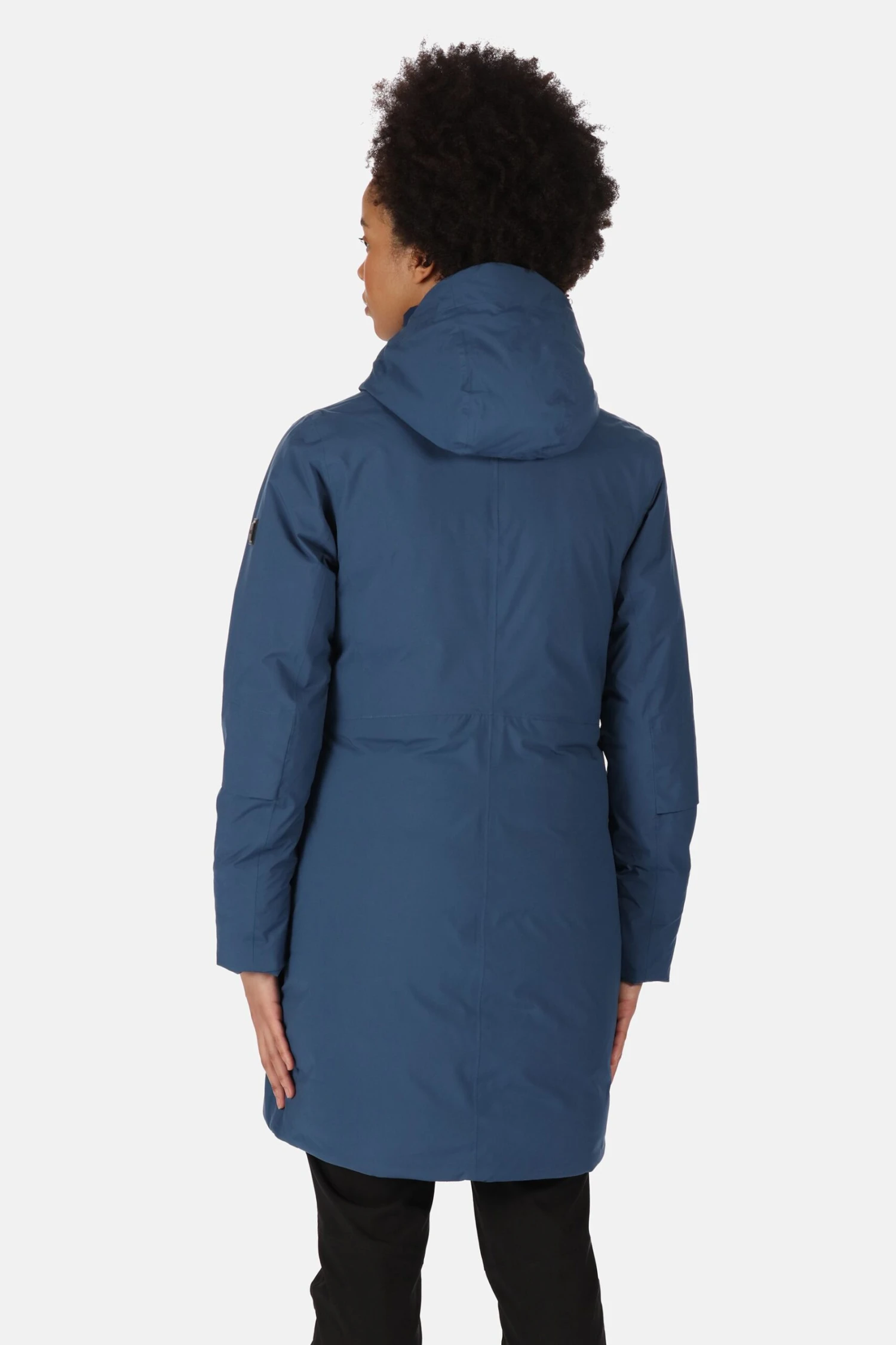 Regatta Womens Blue Yewbank II Longline Waterproof Padded Jacket 2 Regatta Womens Blue Yewbank II Longline Waterproof Padded Jacket - Imagen 2