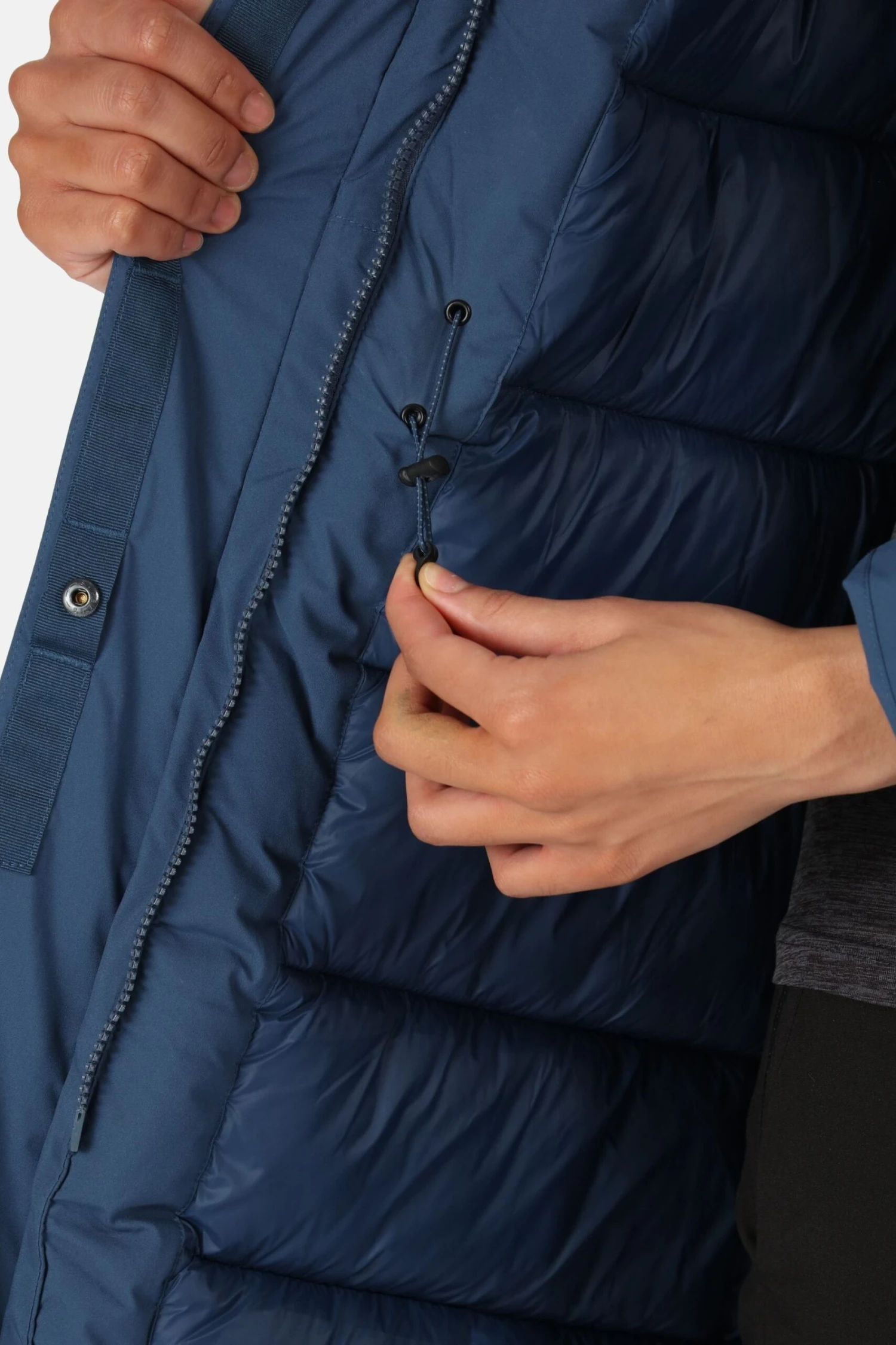 Regatta Womens Blue Yewbank II Longline Waterproof Padded Jacket 6 Regatta Womens Blue Yewbank II Longline Waterproof Padded Jacket - Imagen 6