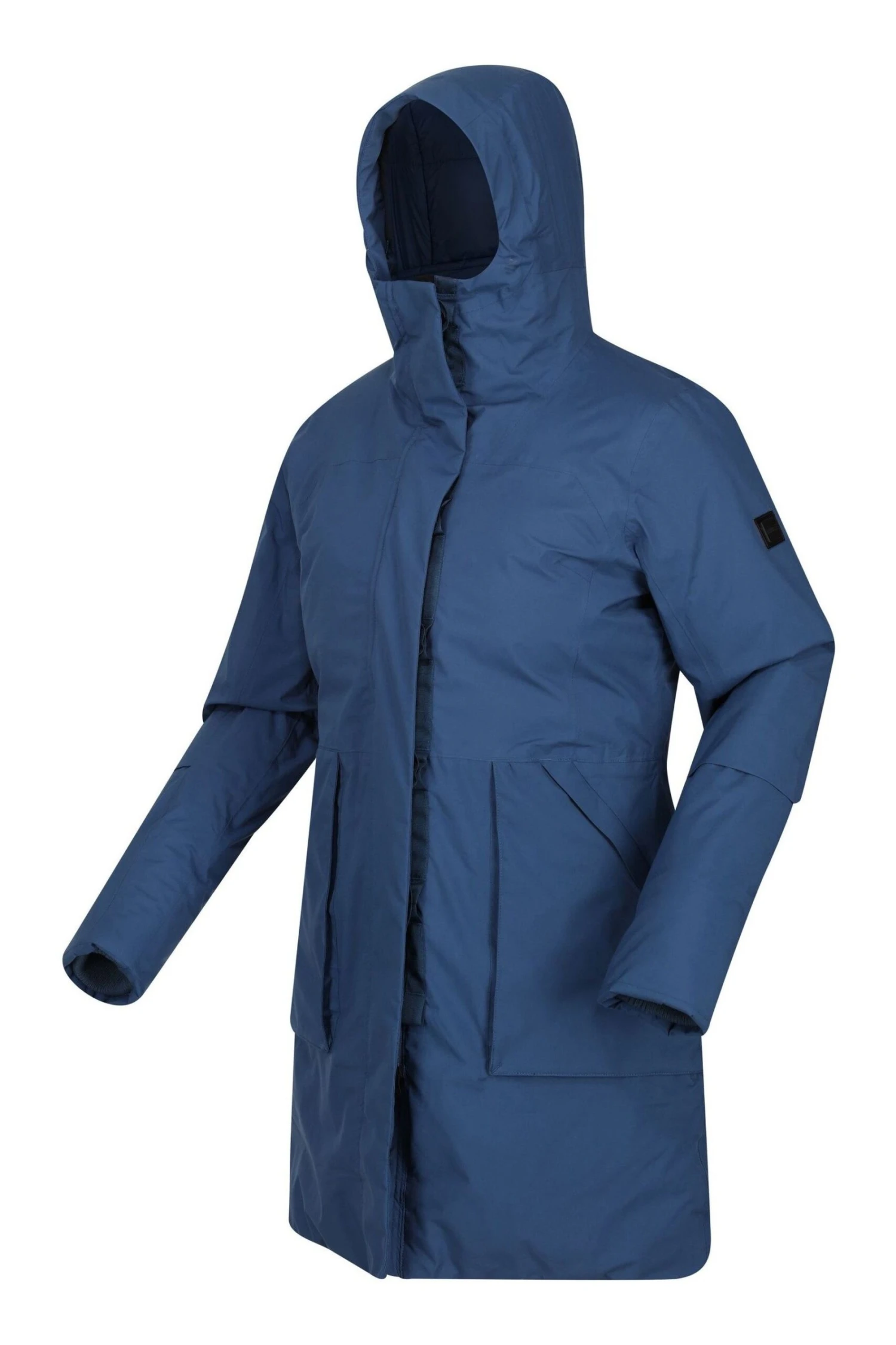 Regatta Womens Blue Yewbank II Longline Waterproof Padded Jacket 9 Regatta Womens Blue Yewbank II Longline Waterproof Padded Jacket - Imagen 9