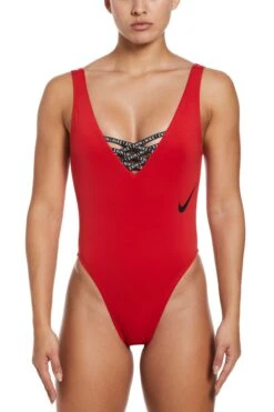 Nike Red Sneakerkini U Back Swimsuit