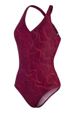 Speedo Plum Purple Lexi Printed Shaping 1 Piece Swimsuit -Tienda Barata Deporte C21889s8