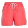 Calvin Klein Pink Core Logo Tape Medium Drawstring Swimshorts