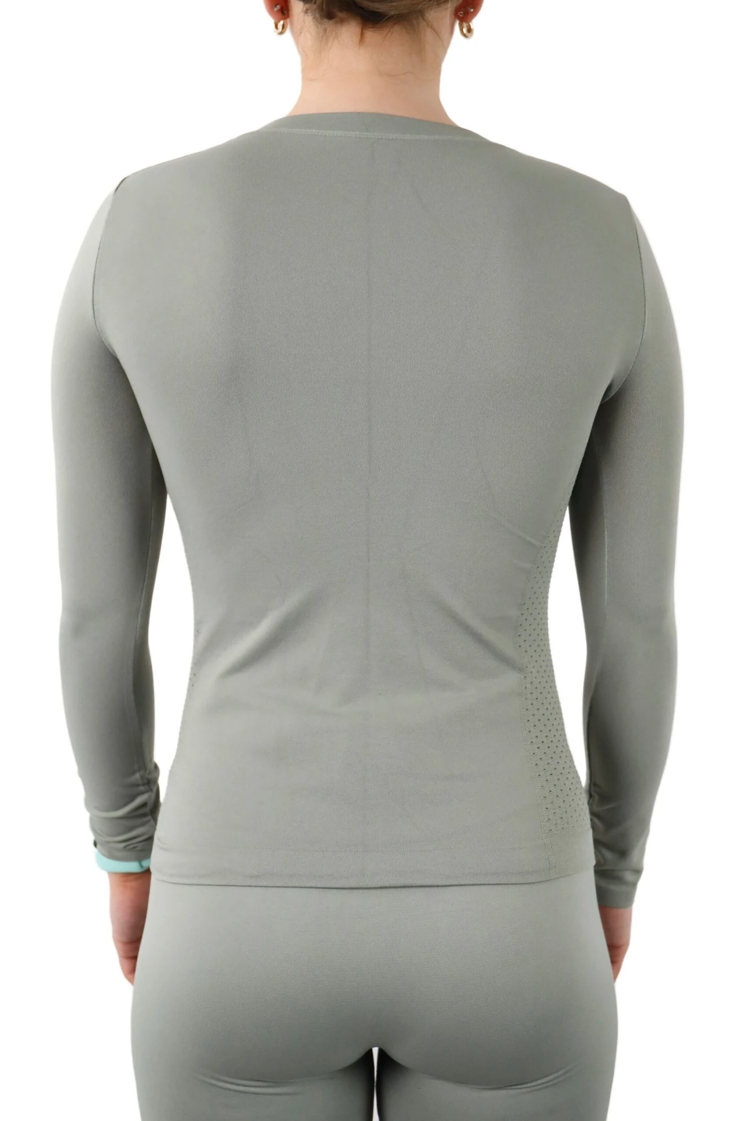 Pretty Polly Green Active Wear Long Sleeve T-Shirt 2 Pretty Polly Green Active Wear Long Sleeve T-Shirt - Imagen 2