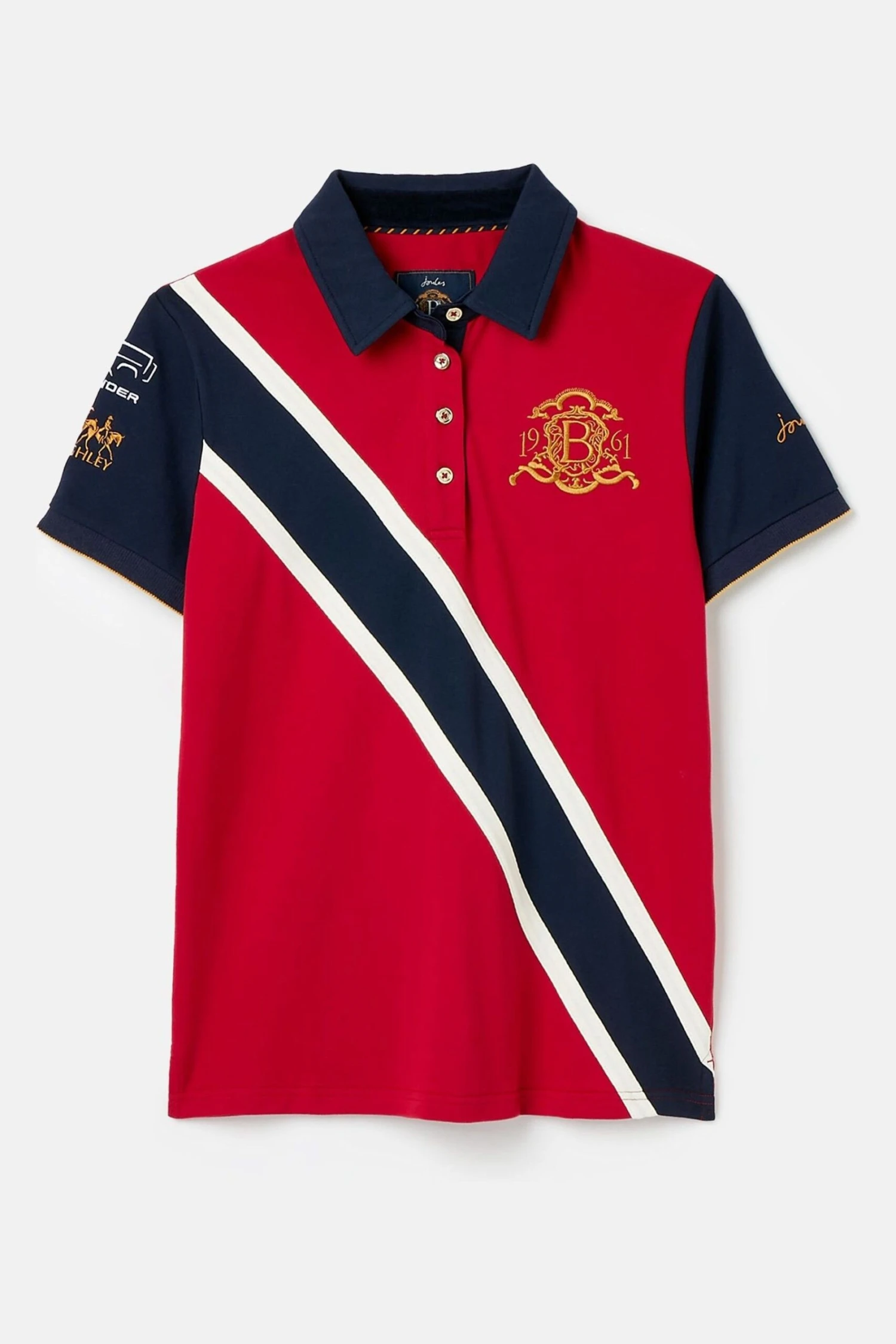 Joules Red Burghley Polo Shirt 1 Joules Red Burghley Polo Shirt