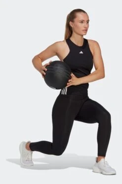 Adidas White Aeroready Train Essentials Regular 3-stripes Vest Top-Blanco -Tienda Barata Deporte C56731s4