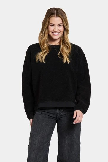Didriksons Black Della Wns Sweater 3 Didriksons Black Della Wns Sweater - Imagen 3
