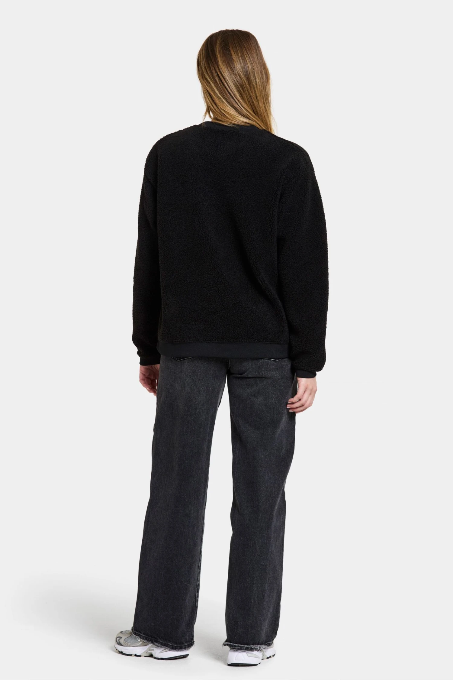 Didriksons Black Della Wns Sweater 2 Didriksons Black Della Wns Sweater - Imagen 2