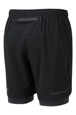 Ronhill Mens Life Black Seven Inch Twin Shorts -Tienda Barata Deporte C70506s4