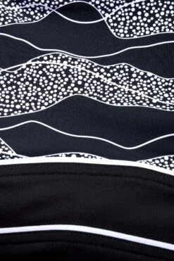 Speedo Black/White Contour Eclipse Printed 1 Piece Shaping Swimsuit -Tienda Barata Deporte C72890s7