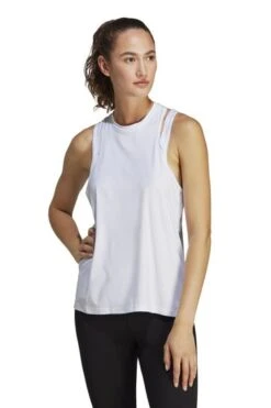 Adidas White Training Aeroready Train Essentials 3 Bar Logo Vest Top-Blanco 16 Adidas White Training Aeroready Train Essentials 3 Bar Logo Vest Top-Blanco -Tienda Barata Deporte C92752