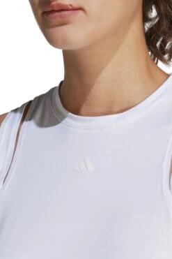 Adidas White Training Aeroready Train Essentials 3 Bar Logo Vest Top-Blanco 13 Adidas White Training Aeroready Train Essentials 3 Bar Logo Vest Top-Blanco -Tienda Barata Deporte C92752s5