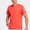 Adidas Red Performance Own The Run T-Shirt