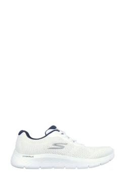 Skechers White Mens Go Walk Flex Remark Trainers-Blanco -Tienda Barata Deporte D11367