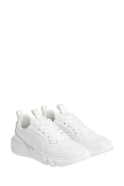 Calvin Klein Low Top White Lace Up Trainers -Tienda Barata Deporte D19586