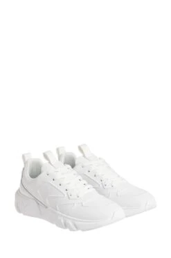 Calvin Klein Low Top White Lace Up Trainers