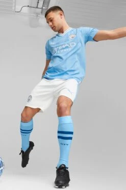 Puma White Manchester City Home 23/24 Football Shorts