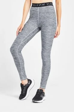 Elle Sport Grey Marl Effect Tights