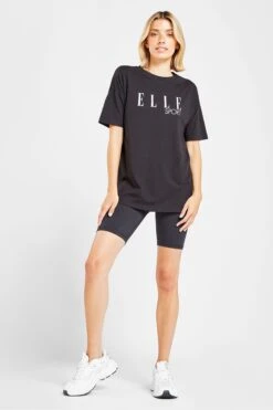 Elle Sport Graphic Black T-Shirt 7 Elle Sport Graphic Black T-Shirt -Tienda Barata Deporte D28110s3