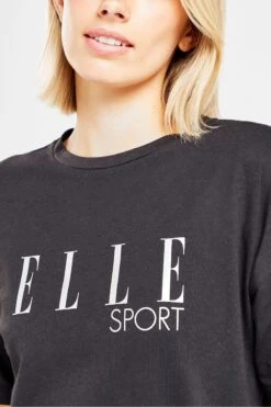 Elle Sport Graphic Black T-Shirt 8 Elle Sport Graphic Black T-Shirt -Tienda Barata Deporte D28110s4