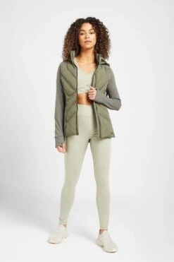 Elle Sport Green Hybrid Jacket -Tienda Barata Deporte D28114s3