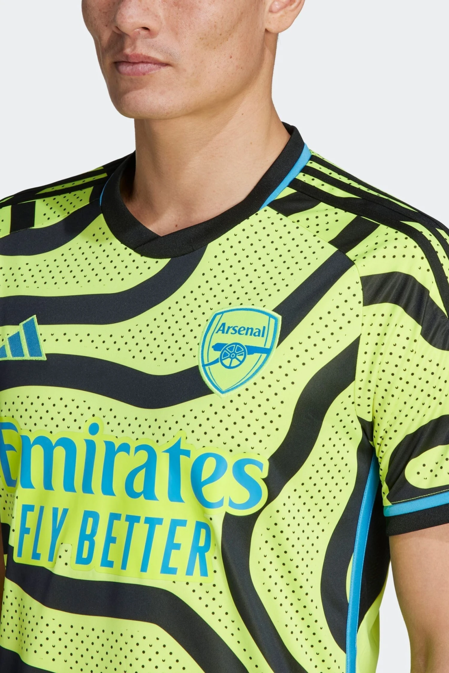Adidas Yellow Arsenal 23/24 Away Jersey 5 Adidas Yellow Arsenal 23/24 Away Jersey - Imagen 5